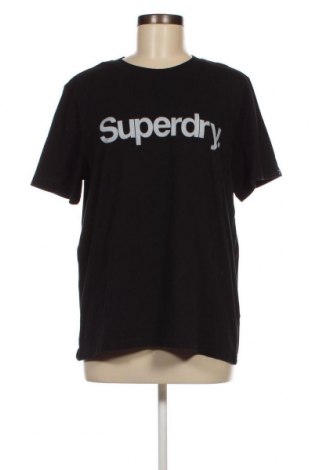 Γυναικείο t-shirt Superdry, Μέγεθος XL, Χρώμα Μαύρο, Τιμή 20,00 €