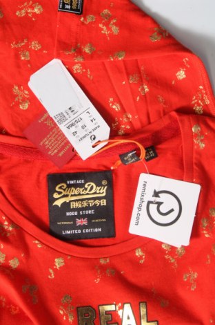 Γυναικείο t-shirt Superdry, Μέγεθος L, Χρώμα Κόκκινο, Τιμή 12,37 €