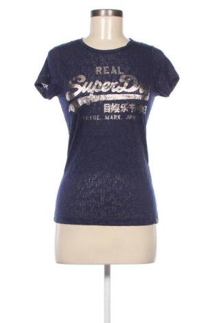 Damen T-Shirt Superdry, Größe M, Farbe Blau, Preis € 12,37