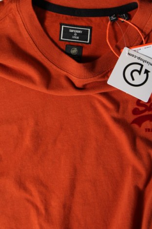Γυναικείο t-shirt Superdry, Μέγεθος S, Χρώμα Καφέ, Τιμή 12,37 €