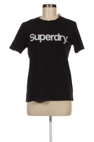 Damen T-Shirt Superdry, Größe M, Farbe Schwarz, Preis 20,62 €