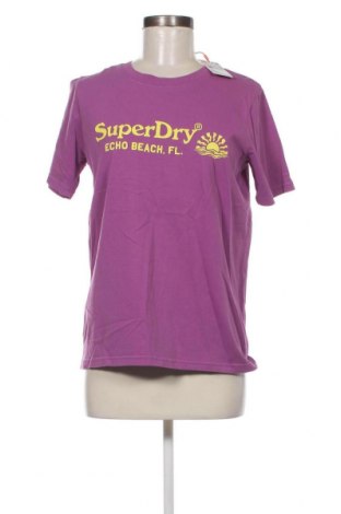 Tricou de femei Superdry, Mărime M, Culoare Mov, Preț 78,95 Lei