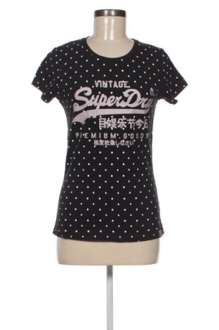 Γυναικείο t-shirt Superdry, Μέγεθος S, Χρώμα Μαύρο, Τιμή 12,37 €