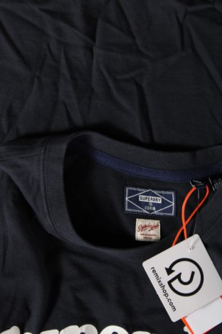 Γυναικείο t-shirt Superdry, Μέγεθος S, Χρώμα Μπλέ, Τιμή 20,62 €