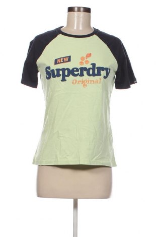 Γυναικείο t-shirt Superdry, Μέγεθος M, Χρώμα Πράσινο, Τιμή 12,37 €
