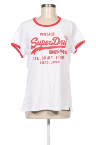 Damen T-Shirt Superdry, Größe XL, Farbe Weiß, Preis 20,00 €
