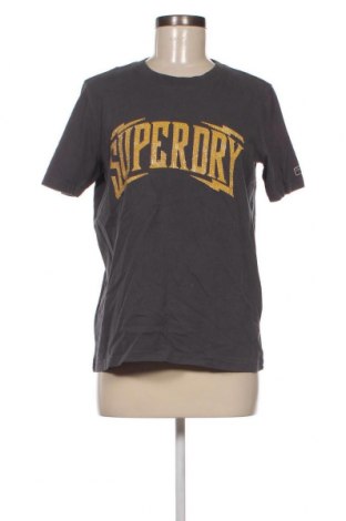Γυναικείο t-shirt Superdry, Μέγεθος M, Χρώμα Γκρί, Τιμή 20,62 €