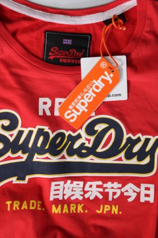 Női póló Superdry, Méret L, Szín Piros, Ár 7 188 Ft