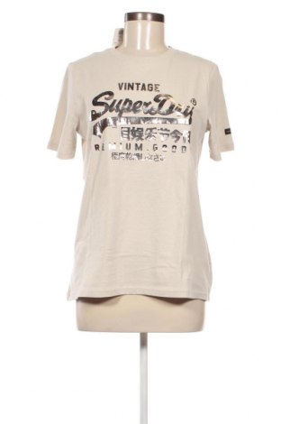 Γυναικείο t-shirt Superdry, Μέγεθος M, Χρώμα  Μπέζ, Τιμή 20,62 €