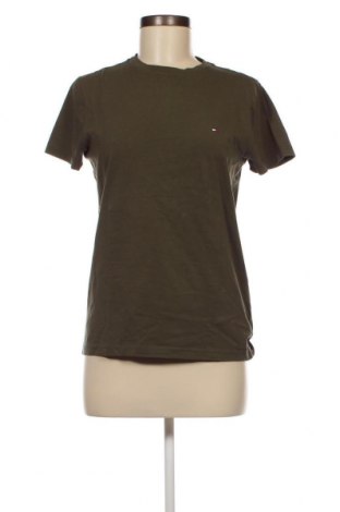 Дамска тениска Tommy Hilfiger, Размер S, Цвят Зелен, Цена 34,00 лв.