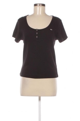 Γυναικείο t-shirt Tommy Jeans, Μέγεθος XL, Χρώμα Μαύρο, Τιμή 29,69 €