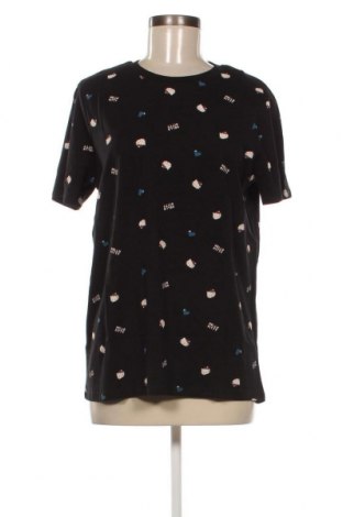 Γυναικείο t-shirt Undiz, Μέγεθος L, Χρώμα Μαύρο, Τιμή 18,56 €