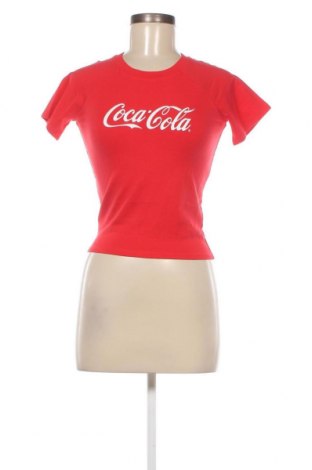 Γυναικείο t-shirt Undiz, Μέγεθος S, Χρώμα Κόκκινο, Τιμή 10,58 €