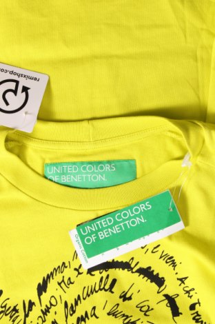Γυναικείο t-shirt United Colors Of Benetton, Μέγεθος XS, Χρώμα Κίτρινο, Τιμή 18,56 €