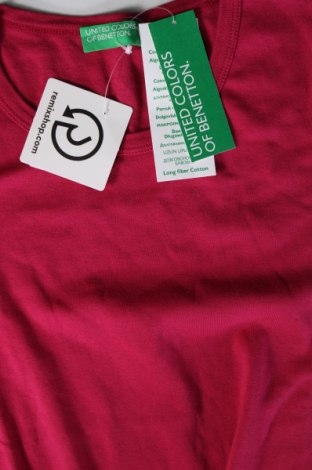 Дамска тениска United Colors Of Benetton, Размер S, Цвят Розов, Цена 36,00 лв.