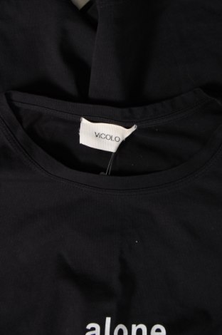 Γυναικείο t-shirt Vicolo, Μέγεθος M, Χρώμα Μαύρο, Τιμή 8,30 €