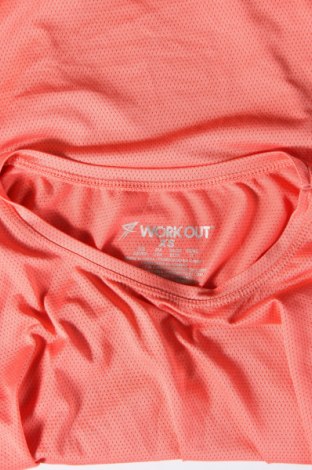 Damen T-Shirt Work Out, Größe XS, Farbe Orange, Preis 9,05 €