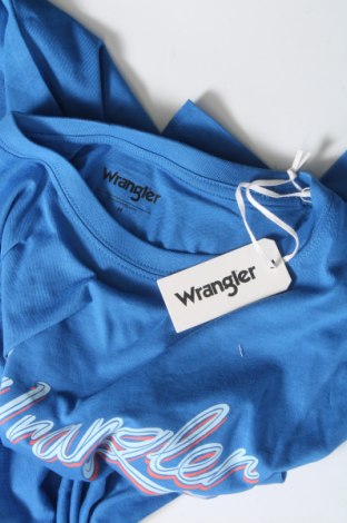 Γυναικείο t-shirt Wrangler, Μέγεθος M, Χρώμα Μπλέ, Τιμή 31,96 €