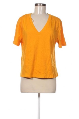 Дамска тениска Zara, Размер M, Цвят Жълт, Цена 24,00 лв.