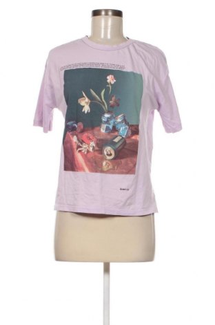 Γυναικείο t-shirt Zara, Μέγεθος S, Χρώμα Βιολετί, Τιμή 9,34 €