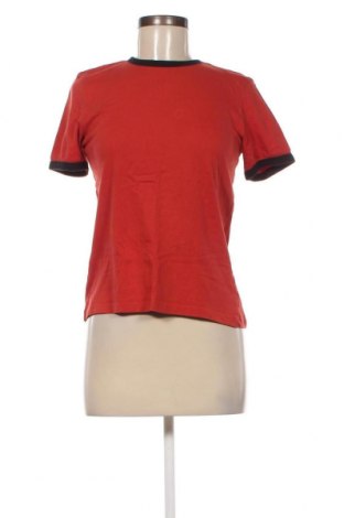 Дамска тениска Zara Trafaluc, Размер S, Цвят Червен, Цена 28,50 лв.