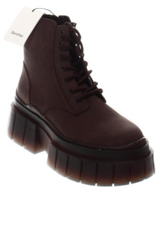 Damen Stiefeletten Bershka, Größe 39, Farbe Braun, Preis € 39,69