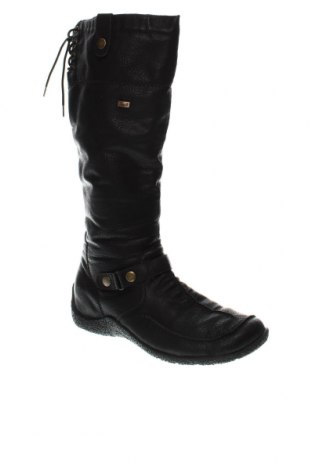 Γυναικείες μπότες Rieker, Μέγεθος 41, Χρώμα Μαύρο, Τιμή 42,00 €