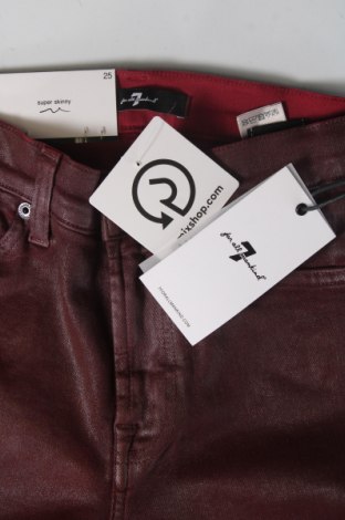Damen Jeans 7 For All Mankind, Größe XS, Farbe Rot, Preis € 19,64