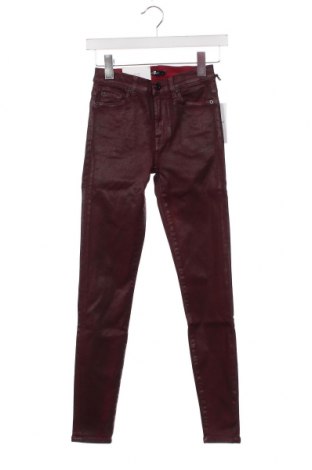 Dámske džínsy  7 For All Mankind, Veľkosť XS, Farba Červená, Cena  19,64 €