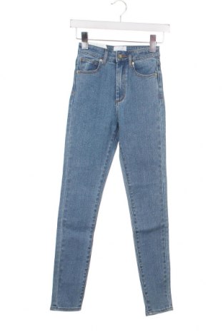 Дамски дънки Abrand Jeans, Размер XXS, Цвят Син, Цена 37,20 лв.