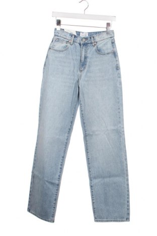 Дамски дънки Abrand Jeans, Размер XS, Цвят Син, Цена 93,00 лв.