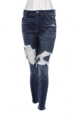 Dámske džínsy  American Eagle, Veľkosť L, Farba Modrá, Cena  21,57 €