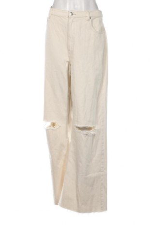 Dámské džíny  Bershka, Velikost XL, Barva Béžová, Cena  387,00 Kč