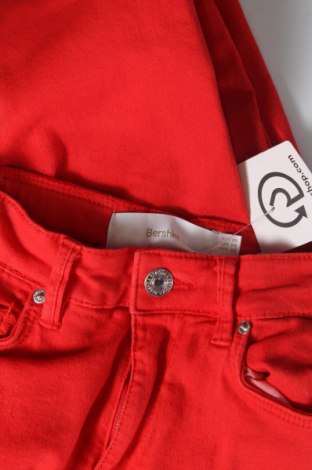 Damen Jeans Bershka, Größe XXS, Farbe Rot, Preis 14,84 €
