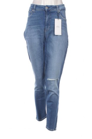 Damskie jeansy Calvin Klein, Rozmiar XL, Kolor Niebieski, Cena 331,21 zł