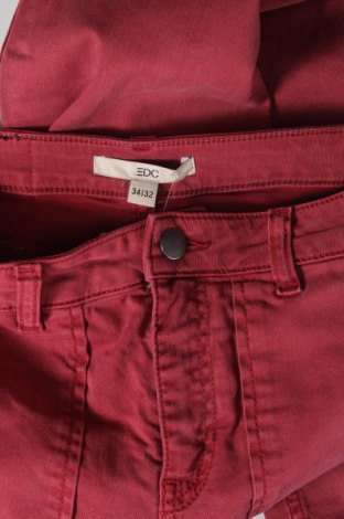 Damskie jeansy Edc By Esprit, Rozmiar XS, Kolor Czerwony, Cena 52,85 zł