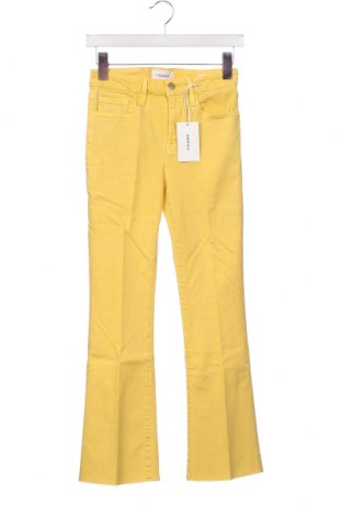 Damskie jeansy Frame, Rozmiar XS, Kolor Żółty, Cena 101,55 zł