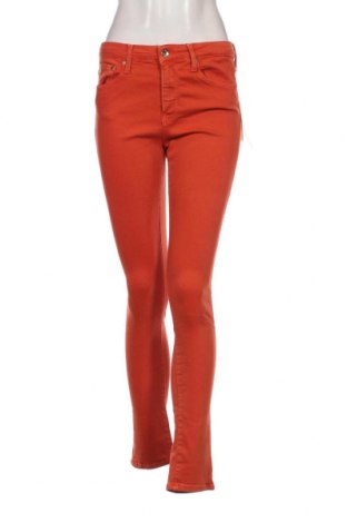 Дамски дънки H&M, Размер L, Цвят Оранжев, Цена 24,84 лв.