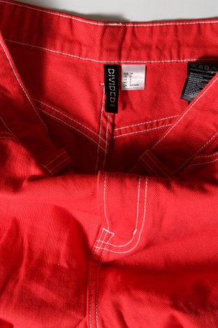 Дамски дънки H&M Divided, Размер XS, Цвят Червен, Цена 13,05 лв.