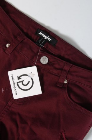Damen Jeans Jennyfer, Größe XXS, Farbe Rot, Preis 2,37 €