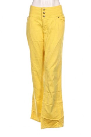 Γυναικείο Τζίν John Baner, Μέγεθος XXL, Χρώμα Κίτρινο, Τιμή 17,94 €