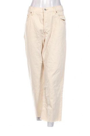 Γυναικείο Τζίν Mango, Μέγεθος XL, Χρώμα Εκρού, Τιμή 20,00 €