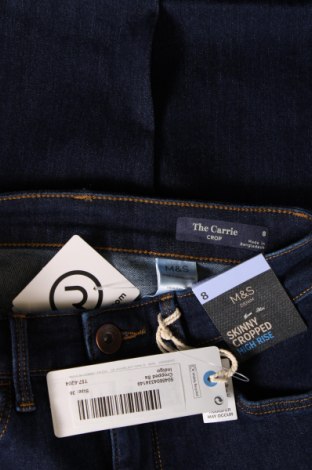 Dámské džíny  Marks & Spencer, Velikost XS, Barva Modrá, Cena  90,00 Kč