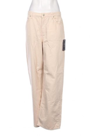 Damen Jeans NA-KD, Größe L, Farbe Ecru, Preis 10,07 €