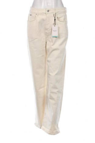 Дамски дънки Pepe Jeans, Размер M, Цвят Екрю, Цена 36,12 лв.