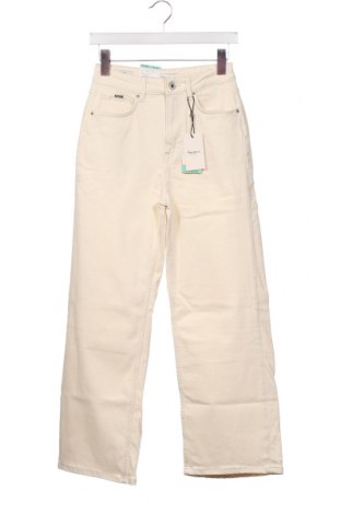 Дамски дънки Pepe Jeans, Размер XS, Цвят Бежов, Цена 94,60 лв.
