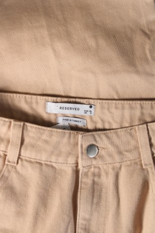 Dámské džíny  Reserved, Velikost S, Barva Béžová, Cena  667,00 Kč