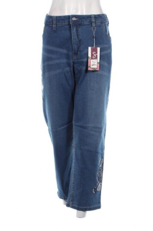 Damen Jeans Sheego by Joe Browns, Größe 3XL, Farbe Blau, Preis 22,05 €
