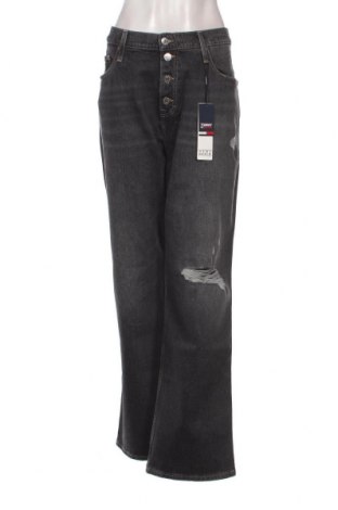 Дамски дънки Tommy Jeans, Размер XL, Цвят Черен, Цена 63,24 лв.