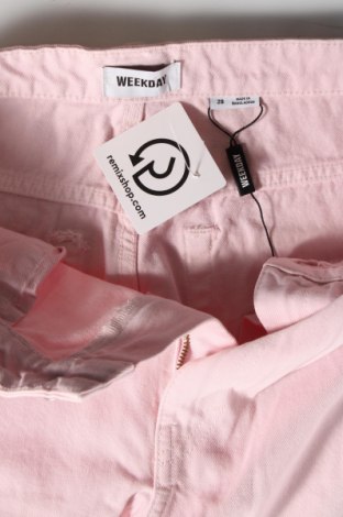 Damen Jeans Weekday, Größe S, Farbe Rosa, Preis 14,38 €